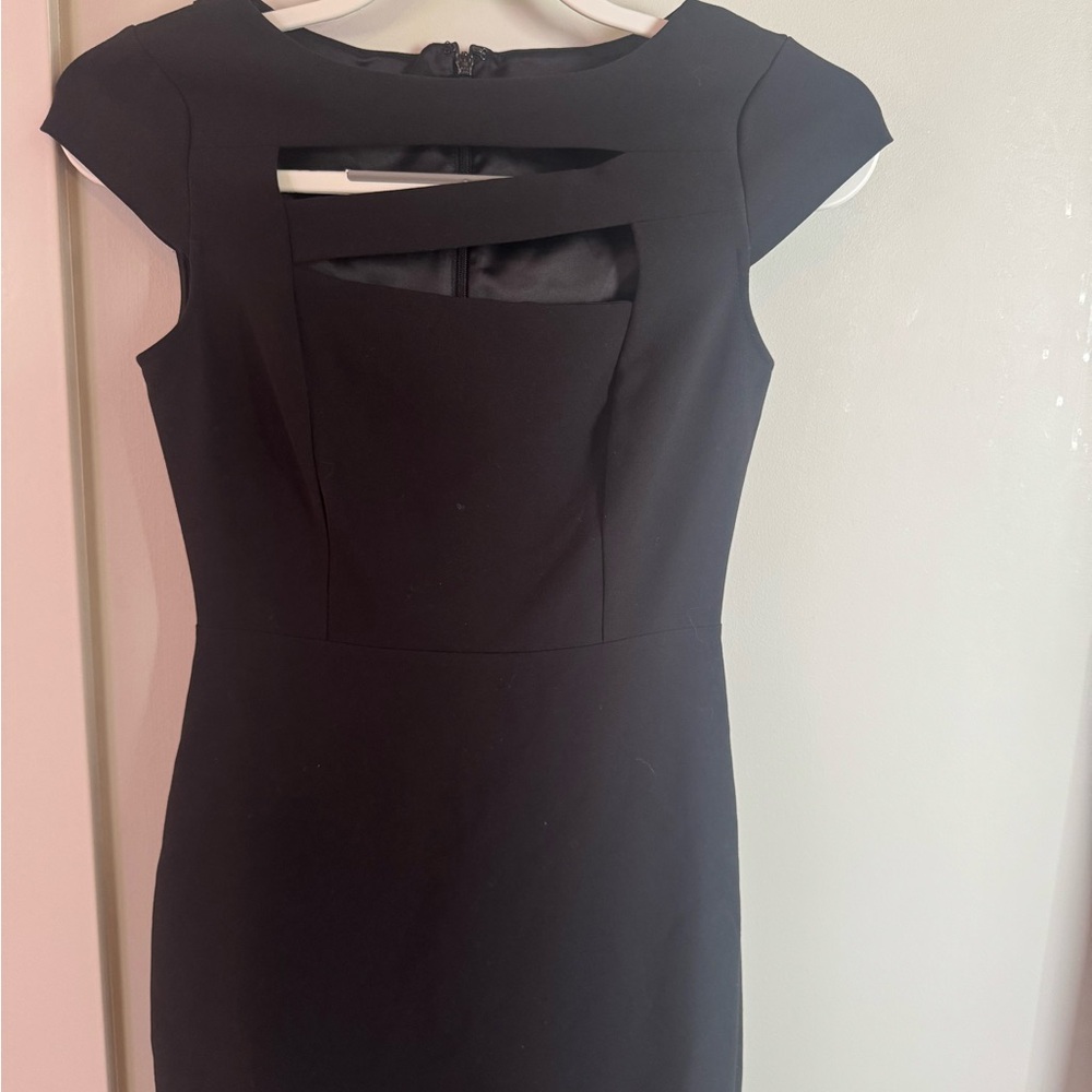 Elegant Black Cutout Dress
